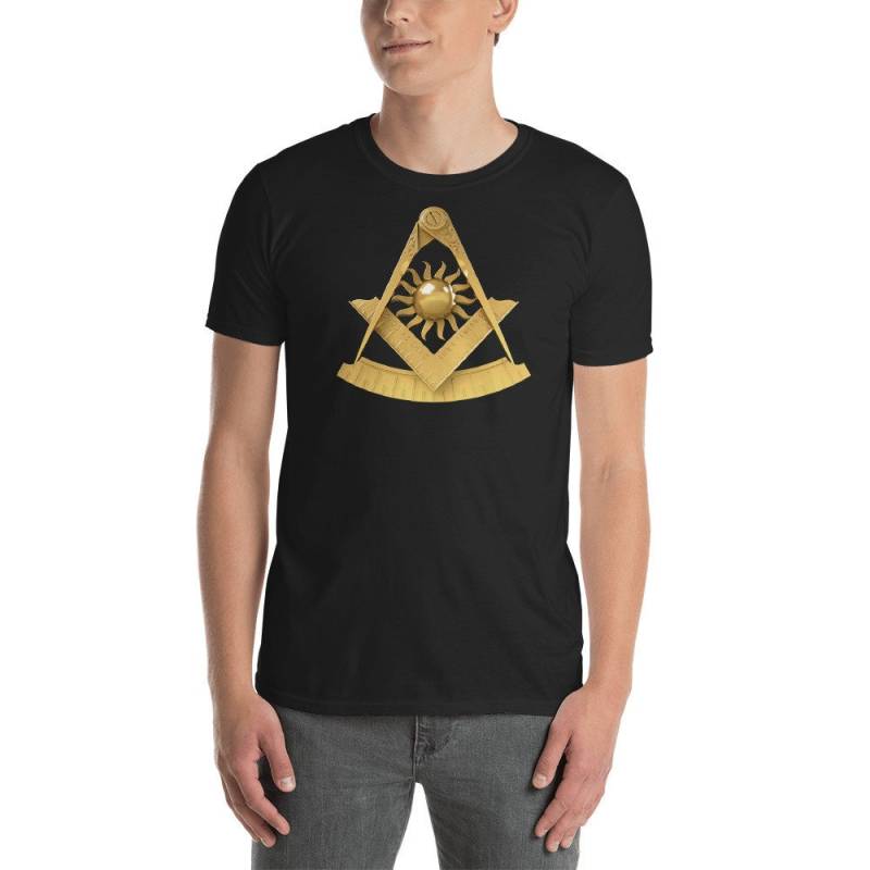 Freimaurer Past Master Shirt, Gold Emblem, Shirt von MasterMasonMade