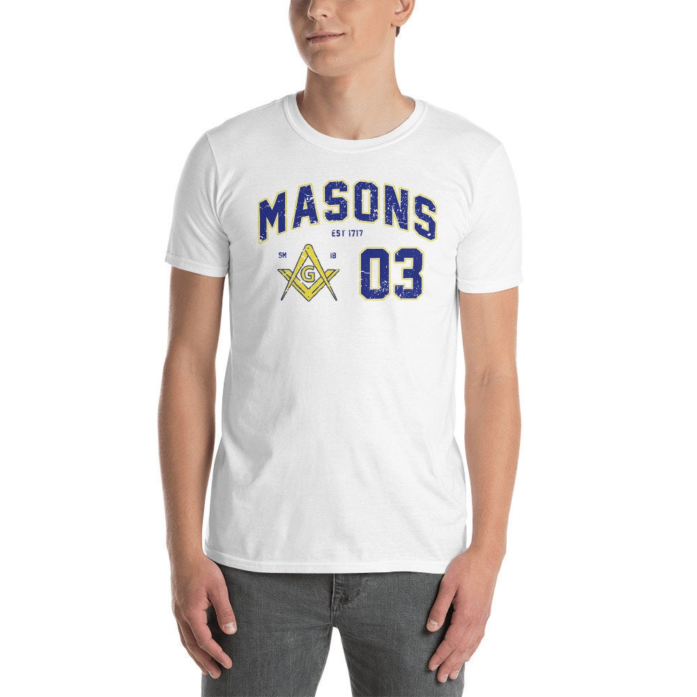 Freimaurer Shirt, 03 Sport Jersey Square & Compass, Shirt von MasterMasonMade