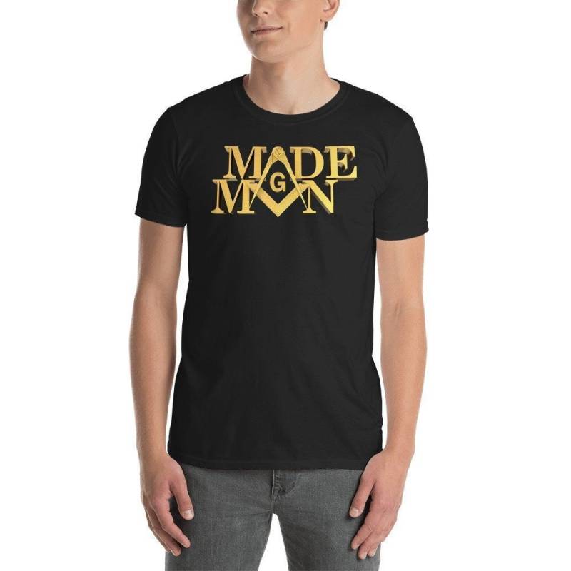 Masonic Shirt, Made Man Gold Square & Compass, Freimaurer Shirt von MasterMasonMade