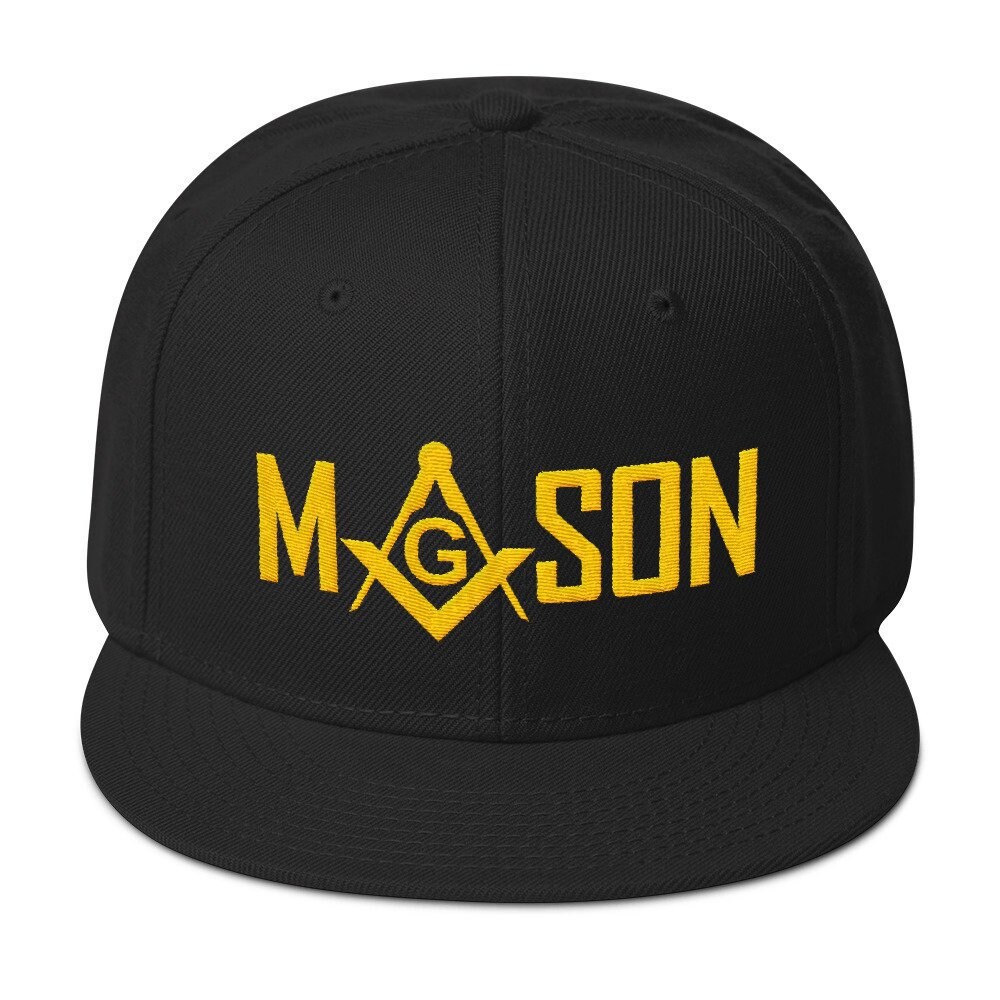 Masonic Snapback Hat, Freimaurer Hut von MasterMasonMade