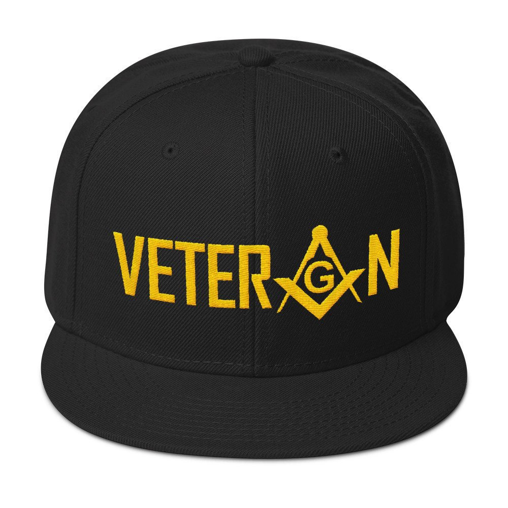 Masonic Snapback Hat, Freimaurer Hut von MasterMasonMade