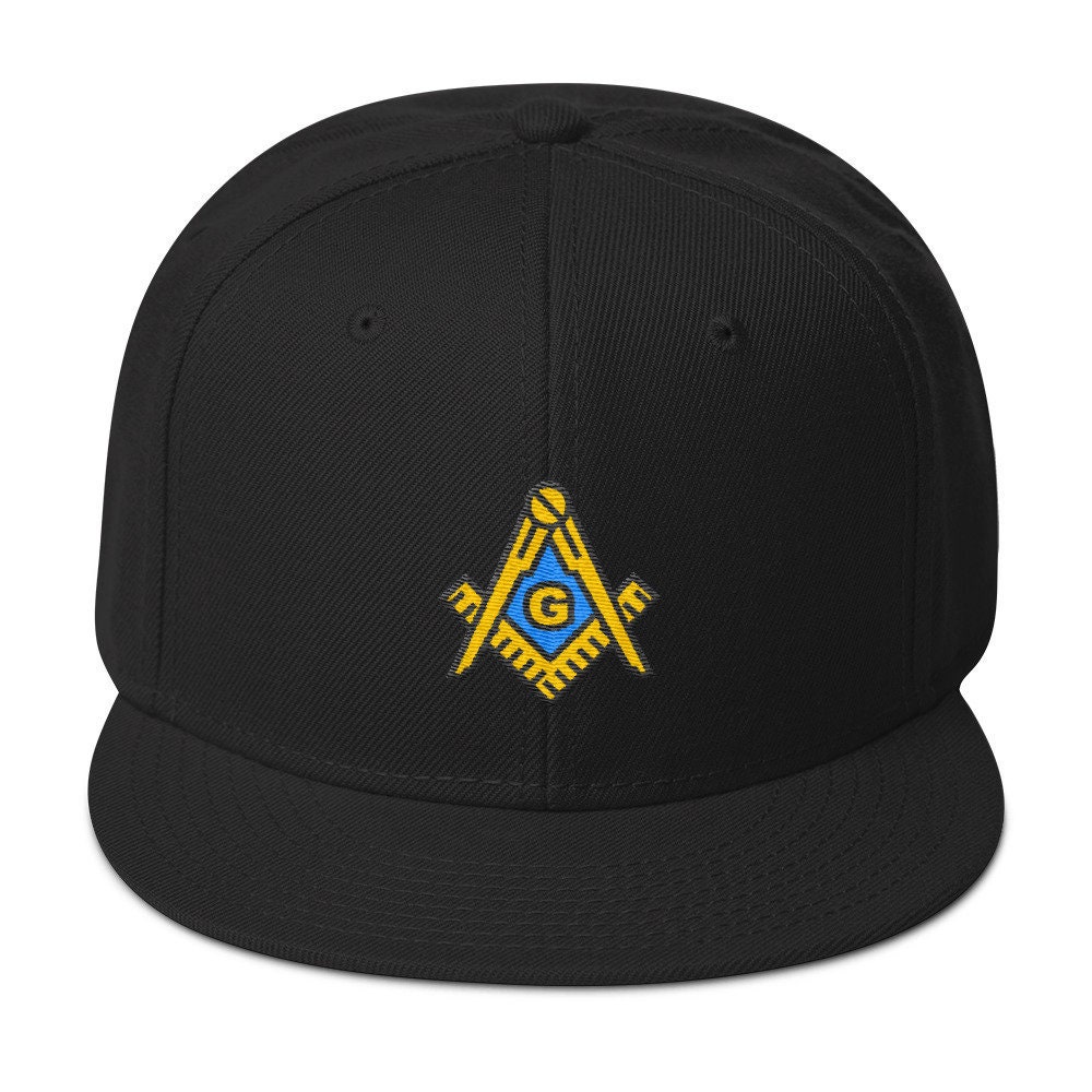 Masonic Snapback Hat, Freimaurer Hut von MasterMasonMade