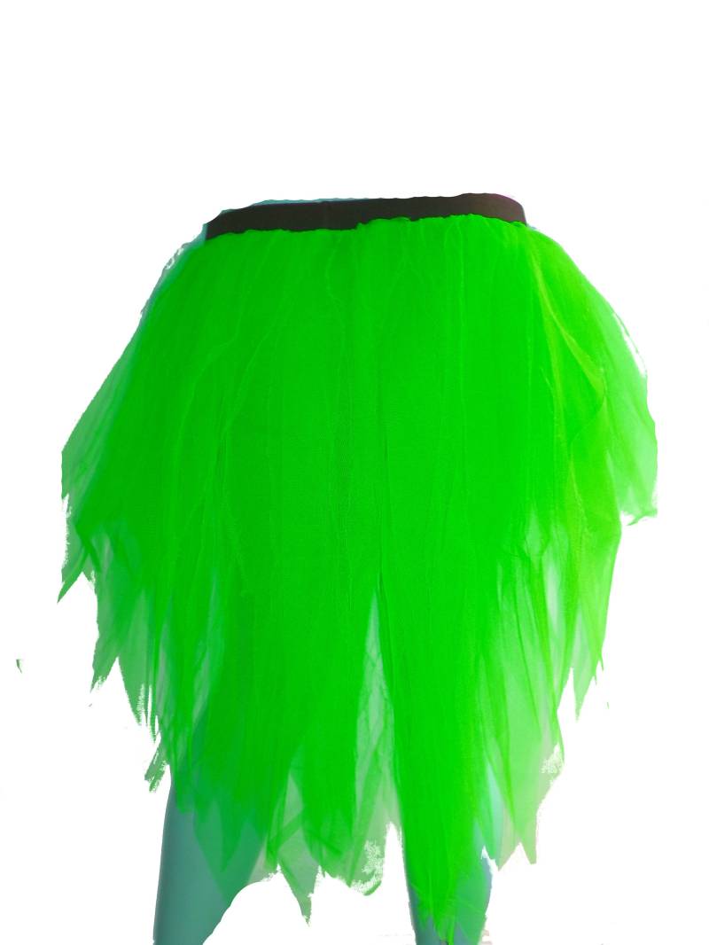 Grüne Sieben 7 Schichten Neon Uv Fluoreszierende Pfau Treiben Trashig Spitz Tutu Rock Halloween Flo Emo Phantasie Tanz Partei Verein Rave Frauen von MasterMind92