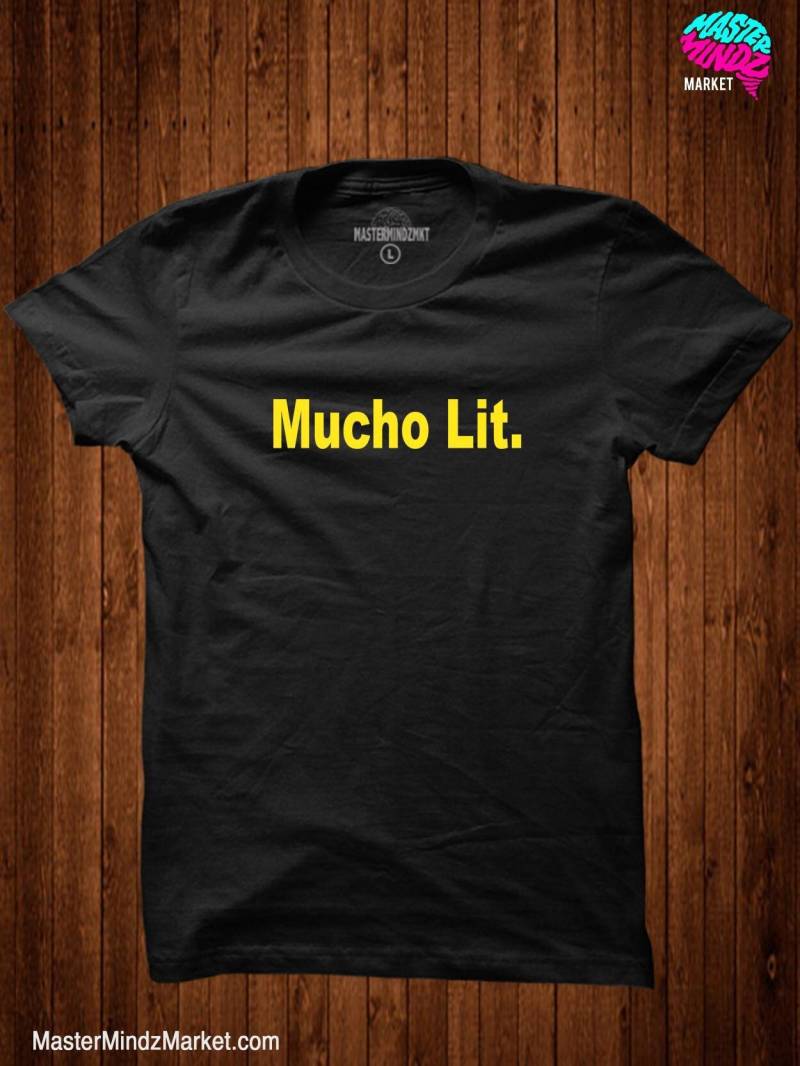 Mucho Beleuchtet, Slogan T-Shirt, Unisex-T - Shirt, Partei Bekleidung, Trinken Spaß Kleidung, Alkohol Humor von MasterMindzMarket