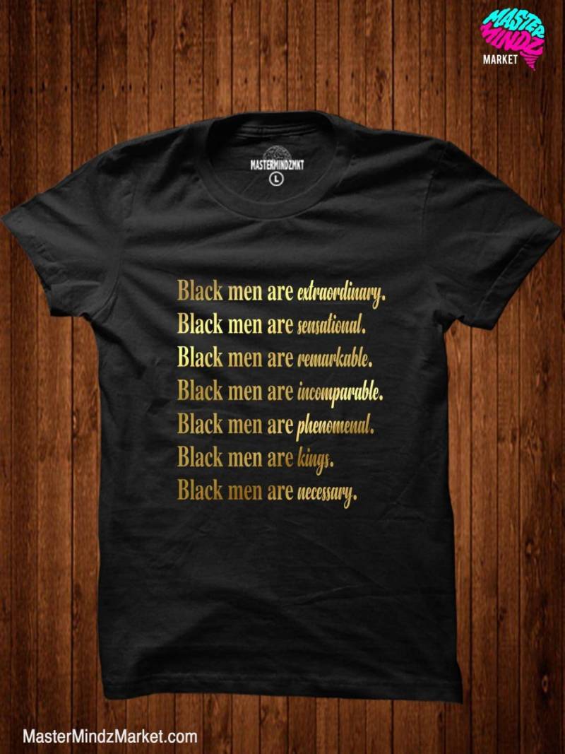 Schwarze Männer Sind.., Schwarze Geschichte Shirt, Junge Magie, Leben Materie, Aktivist Soziale Gerechtigkeit Shirt von MasterMindzMarket