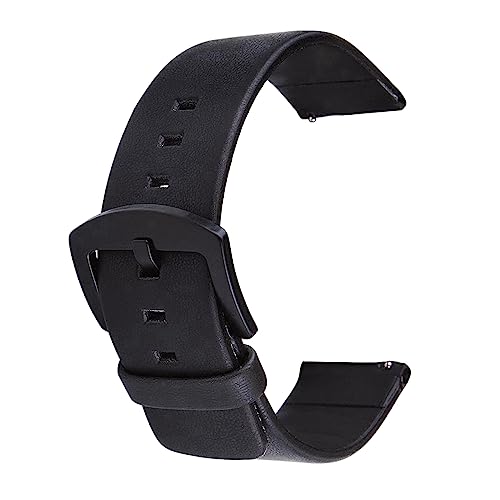 MasterUnion Armband Lederarmband 18-24 mm, Schwarz, 22mm von MasterUnion