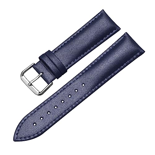 MasterUnion Uhrenarmband Echtleder-Uhrenarmband 12-24 mm, Blau, 13mm von MasterUnion