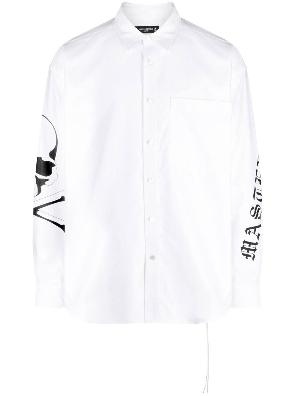 Mastermind Japan Hemd mit Logo-Print - Weiß von Mastermind Japan