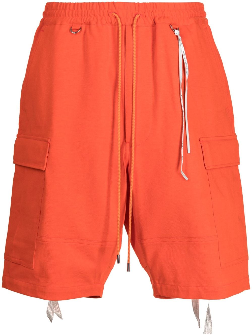 Mastermind World Cargo-Shorts mit Totenkopfstickerei - Orange von Mastermind World