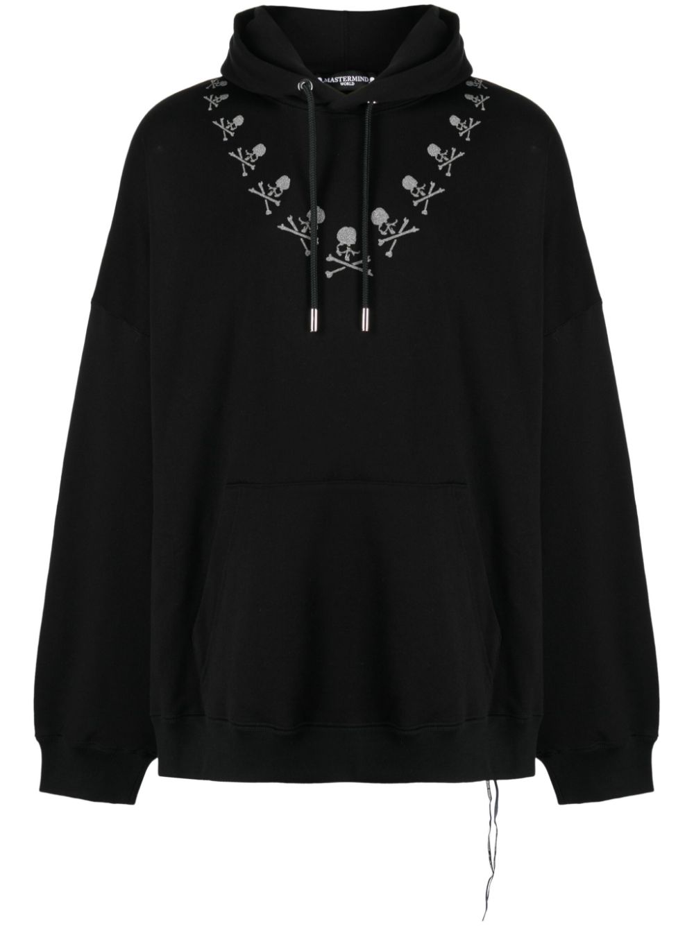 Mastermind World Hoodie mit Totenkopf-Print - Schwarz von Mastermind World