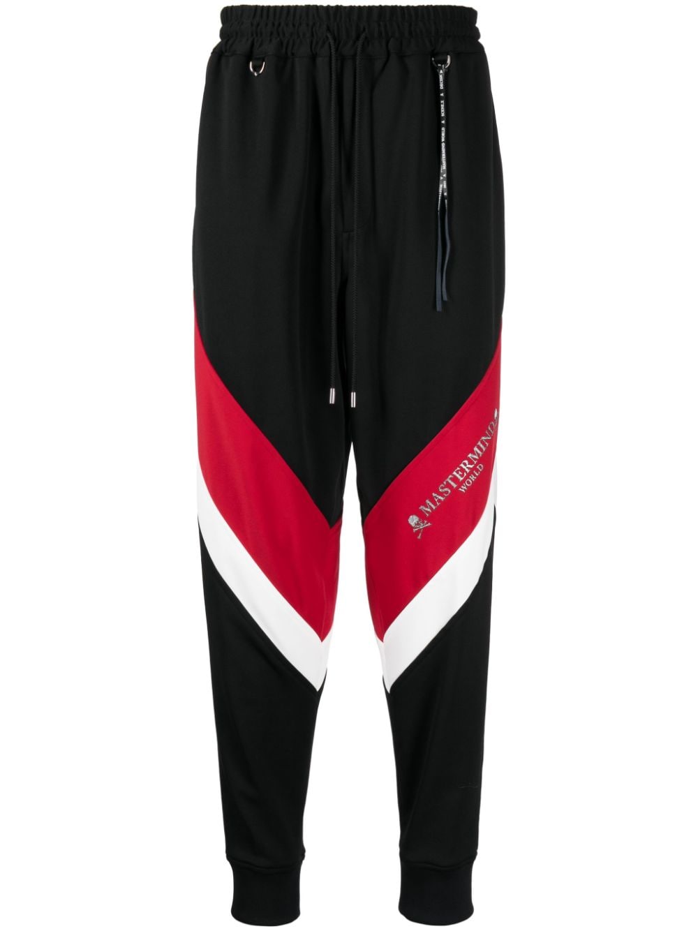 Mastermind World Jogginghose mit Streifen - Schwarz von Mastermind World