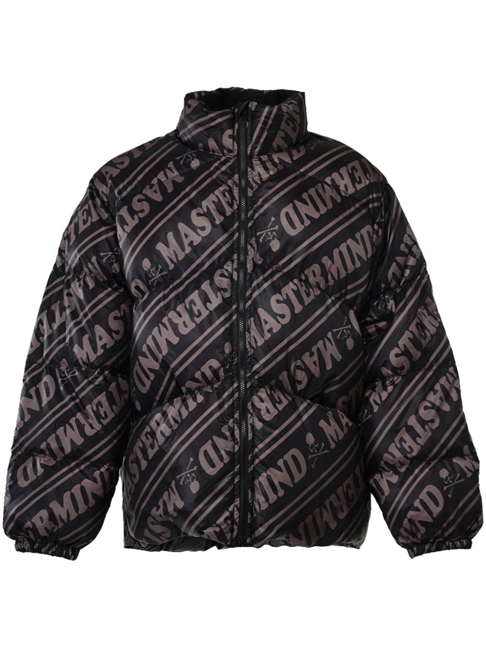 Mastermind World x Rocky Mountain Jacke mit Logo-Print - Schwarz von Mastermind World