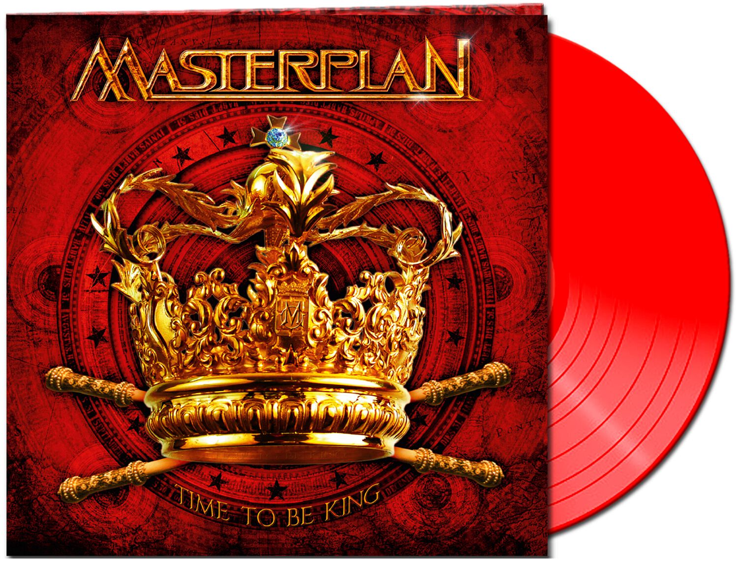 Time to be king von Masterplan - LP (Coloured, Gatefold, Limited Edition) von Masterplan