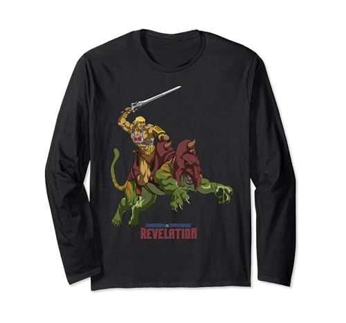 Masters of the Universe: Revelation He-Man & Battle Cat Langarmshirt von Masters of the Universe: Revelation