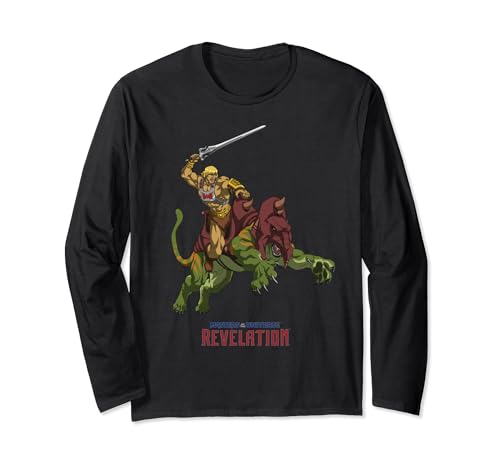 Masters of the Universe: Revelation He-Man & Battle Cat Langarmshirt von Masters of the Universe: Revelation