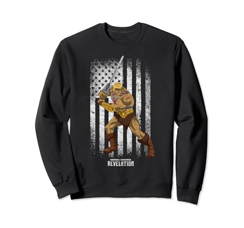 Masters Of The Universe – He-Man Distressed Flagge Sweatshirt von Masters of the Universe