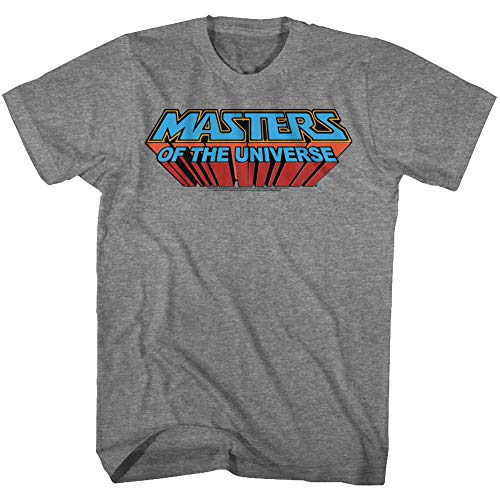 Masters of the Universe - - Das Logoretro T-Shirt der Männer, Large, Graphite Heather von Masters of the Universe