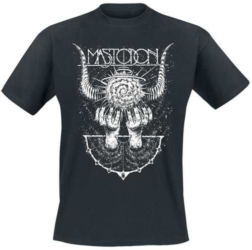 Mastodon Horned Cosmos Männer T-Shirt schwarz L 100% Baumwolle Band-Merch, Bands, Nachhaltigkeit von Mastodon
