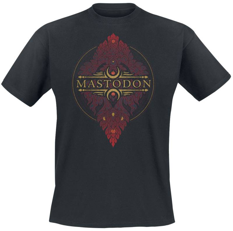 Mastodon Ornamental Logo T-Shirt schwarz in 3XL von Mastodon