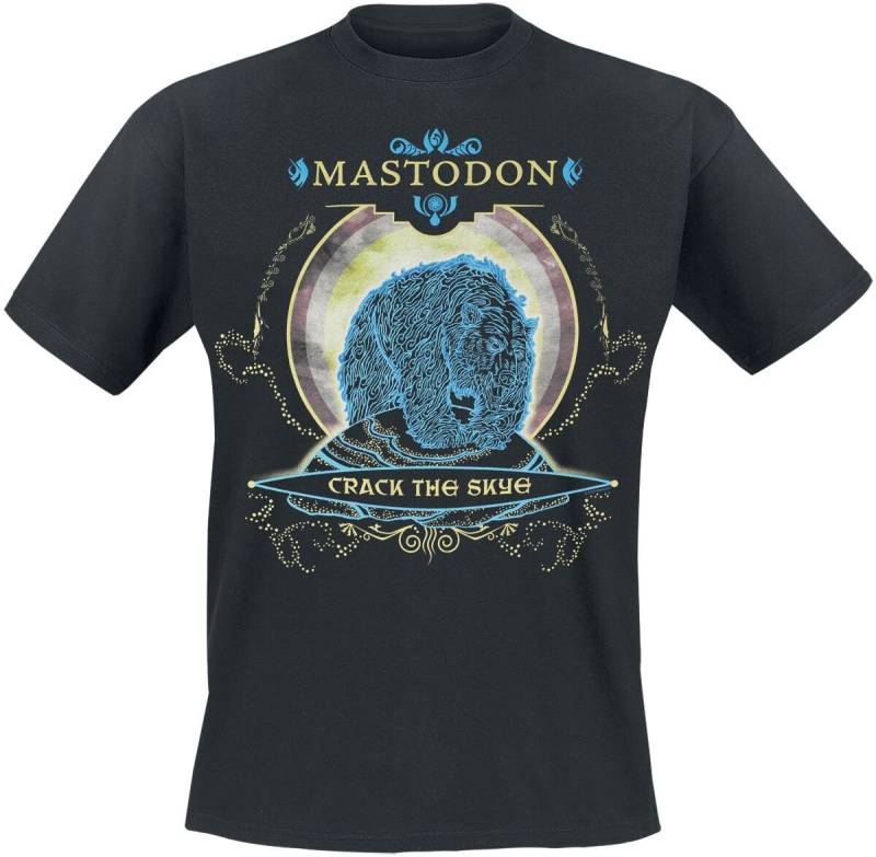 Mastodon T-Shirt - Crack The Skye Bear - S - für Männer - Größe S - schwarz  - Lizenziertes Merchandise! von Mastodon