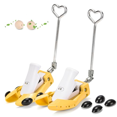 Schuhspanner Für Männer Frauen Wadenstiefel, Stiefelbaumverbreiterung Verstellbare Cowboystiefel Breite Zehenboxen Und Höhenspann Für Dicke Breite Füße,Gelb,Men's Size Uk 7~12 von Masvan