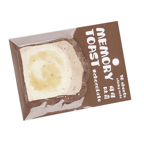 30 Blätter Süßer Toastbrot Geformtes Klebrige Noten, Memo -Pads Zum Lernen und Arbeiten mit 3 Verschiedenen Haftnotizen 30 Blätter Süßer Toastbrot Geformtes Klebrige Noten, Memo -Pads Zum Lernen und Arbeiten mit 3 Verschiedenen Haftnotizen von Masyrt