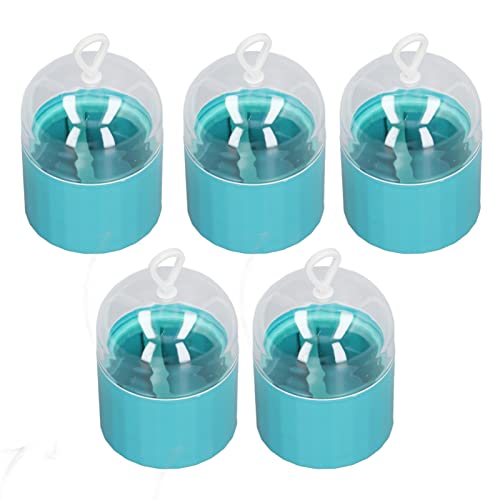 Beauty Egg Storage Box, Packung mit 5 -up -Schwammbox, Tragbare Schönheitsponge -Aufbewahrungsbox mit Haltern für Frauen und Mädchen von Masyrt