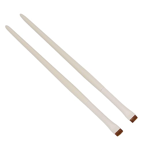 Eyeliner Make-up-Pinsel, 2 Stück fein abgewinkelte Eyeliner-Pinsel dünne schräge flache Winkel Make-up Augenbrauen Concealer Pinsel von Masyrt