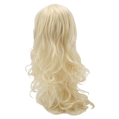 Langes lockiges Haar Perücke Damen Große Welle Synthetische Simulation Cosplay Halloween Blonde Langes lockiges Haar, Große Welle, Flauschige Kopfbedeckung Volle von Masyrt