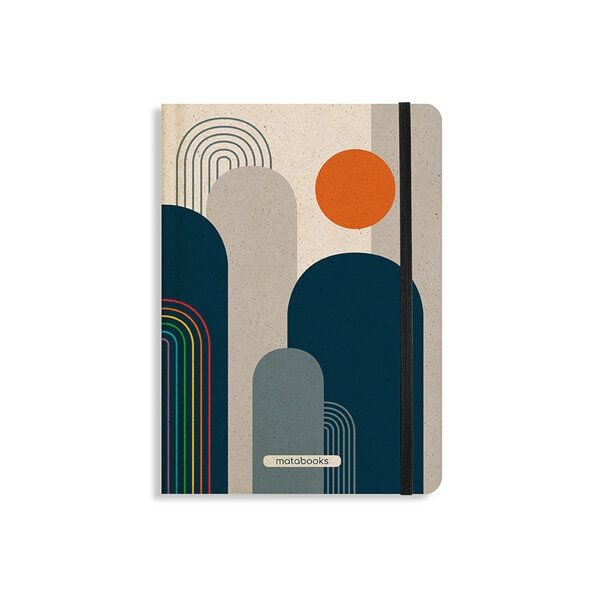 matabooks® Nachhaltiges A5 Notizbuch/Journal/Schreibheft aus Süßgraspapier – Nari (punktiert) von matabooks®