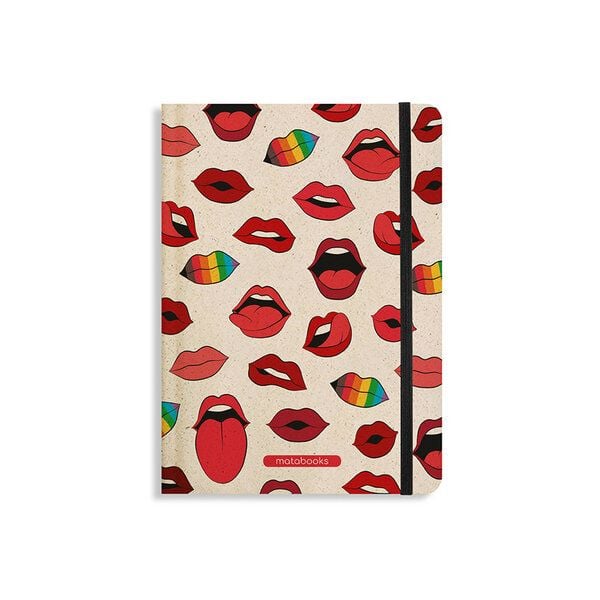 matabooks® Nachhaltiges A5 Notizbuch/Journal/Schreibheft aus Süßgraspapier – Nari (punktiert) von matabooks®