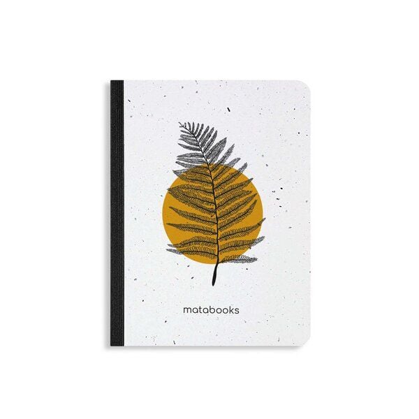 matabooks® Nachhaltiges A6 Notizbuch/Tagebuch/Journal aus Graspapier – Samenbuch von matabooks®
