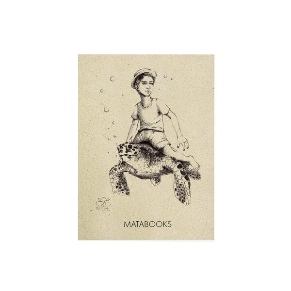 matabooks® Vintage A6 Postkarte aus nachhaltigem Graspapier von matabooks®