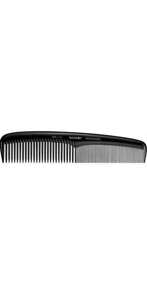 Matador Haarbürste Matador Dameskam 2204 / 7,5 schwarz 19,1cm von Matador