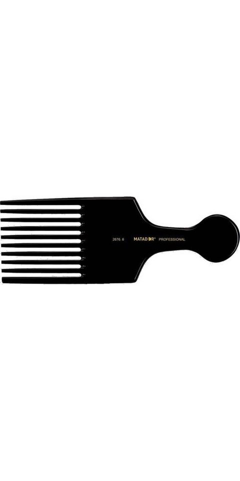 Matador Haarbürste Matador afro comb schwarz 6 Zoll von Matador