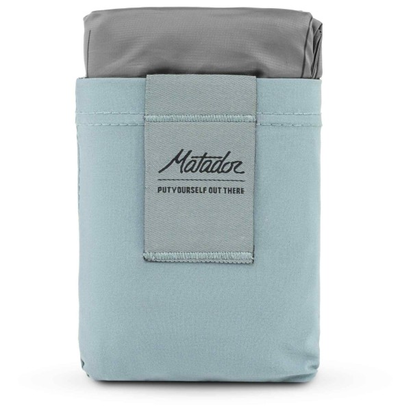 Matador - Pocket Blanket 4.0 - Picknickdecke Gr 160 x 110 cm grau/türkis von Matador
