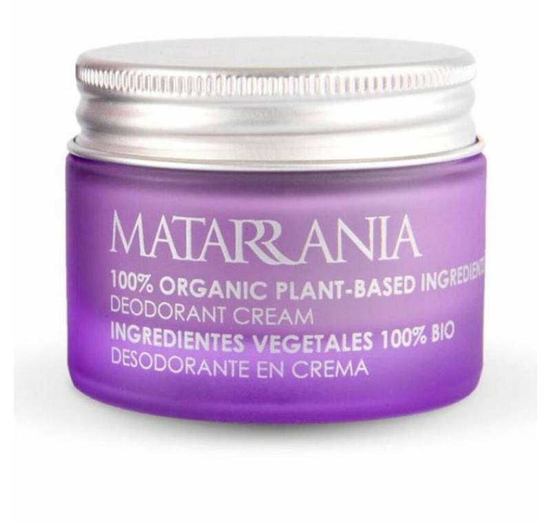 Matarrania Deo-Roller BIO CREAM DEODORANT lemon and thyme without baking soda 30ml von Matarrania