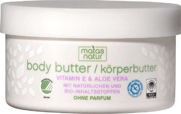 Matas Beauty Natur Körperbutter 200 ml Matas Beauty Natur Körperbutter 200 ml von Matas Beauty