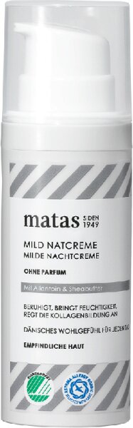 Matas Beauty Striber Milde Nachtcreme 50 ml von Matas Beauty