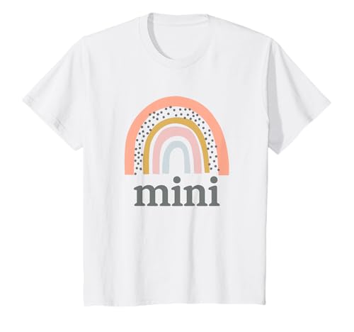 Kinder Mini Mama Boho Regenbogen Mutter Tochter passend T-Shirt von Match FamilyTees Co.