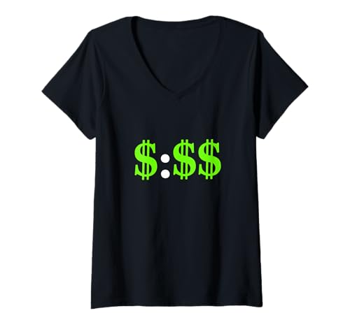 Damen Grün Du weißt um wie viel Uhr ich bin auf Grüne Grafik T-Shirt mit V-Ausschnitt Damen Grün Du weißt um wie viel Uhr ich bin auf Grüne Grafik T-Shirt mit V-Ausschnitt von Match Green Color Graphic Tee