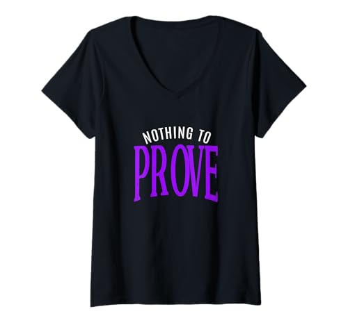 Damen Lila Was ist mehr zu sagen? Lila Grafik T-Shirt mit V-Ausschnitt Damen Lila Was ist mehr zu sagen? Lila Grafik T-Shirt mit V-Ausschnitt von Match Purple Color Graphic Tee