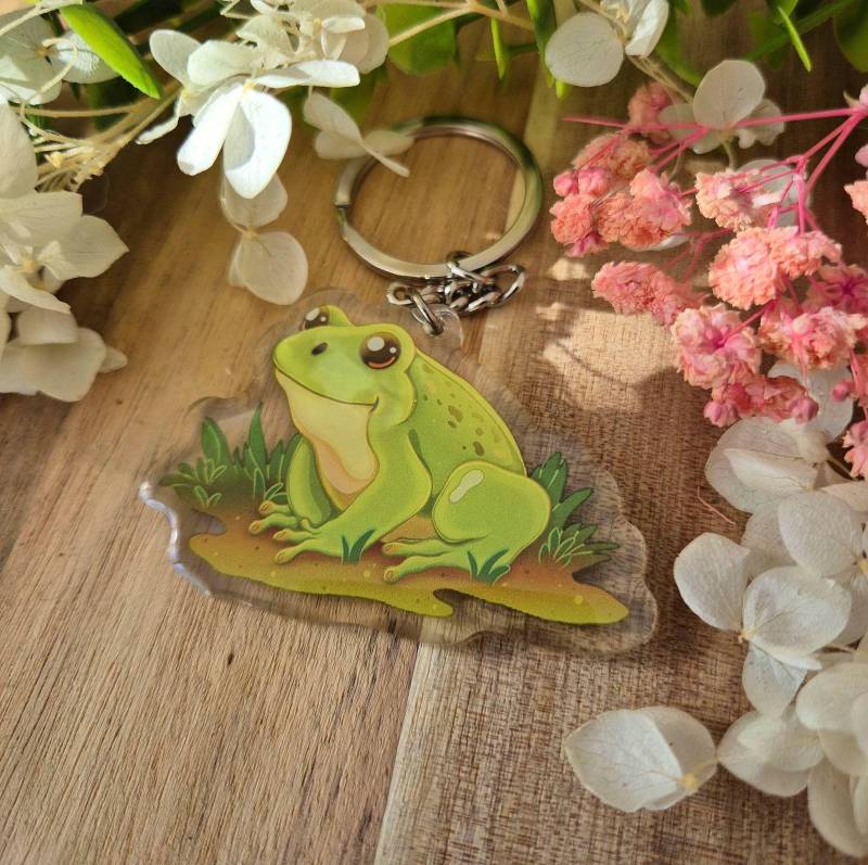Schlüsselanhänger Frosch | Anhänger Froggy Frog von Matchafaun