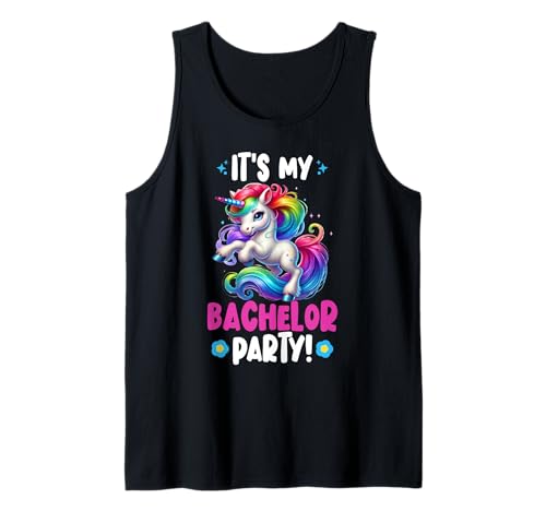 Mein Junggesellenabschied Einhorn für Junggesellenabschied Frauen Tank Top von Matching Bachelorette Party Squad Clothes