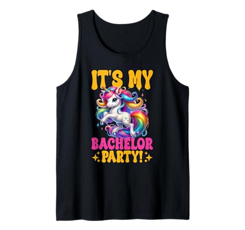 Mein Junggesellenabschied Einhorn für Junggesellenabschied Frauen Tank Top von Matching Bachelorette Party Squad Clothes