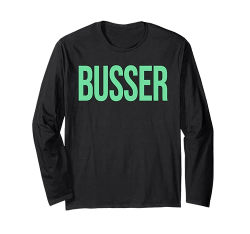 Busser Mitarbeiteruniform für Restaurantmitarbeiter Bus Junge Mädchen Langarmshirt Busser Mitarbeiteruniform für Restaurantmitarbeiter Bus Junge Mädchen Langarmshirt von Matching Busser Employee Uniform