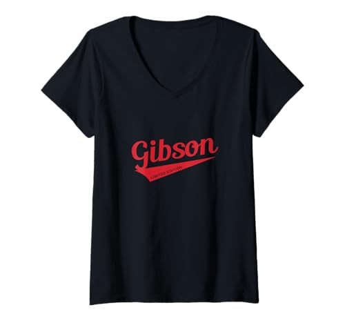 Damen Gibson Limited Edition Couple Shirts Nachname T-Shirt mit V-Ausschnitt Damen Gibson Limited Edition Couple Shirts Nachname T-Shirt mit V-Ausschnitt von Matching Clothes Surname Family Personalized