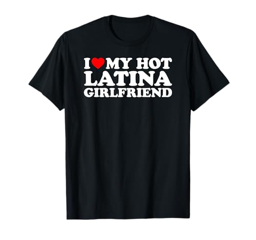 Matching Couples Ideas I Love My Hot Latina Girlfriend T-Shirt Schwarz Klein Klassisch Lockere Passform Kurzarm T-Shirt Damen Matching Couples Ideas I Love My Hot Latina Girlfriend T-Shirt Schwarz Klein Klassisch Lockere Passform Kurzarm T-Shirt Damen von Matching Couples Ideas