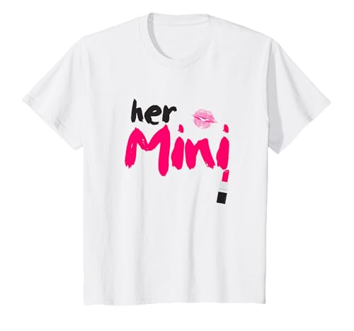 Kinder Her Mini Mama Mutter Tochter Passende Outfits Mutter Tochter T-Shirt von Matching FamTees Co.