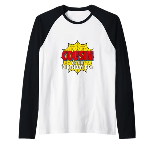 Kinder Cousin des Geburtstags Junge Spinne Mottoparty Matching Raglan von Matching Family Birthday Spider Web Party Gifts